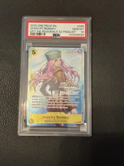 Jewelry Bonney Offline Regional Finalist Card P-085 One Piece PSA 10 - Image 1