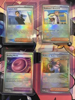 Prismatic Evolutions NM Trainer Pokeball Holo Cards W/ ETB Promo Card Lot Of 8 - Image 2