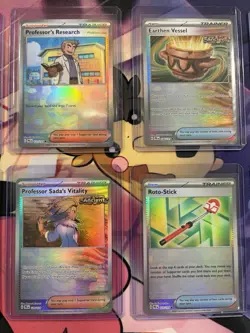 Prismatic Evolutions NM Trainer Pokeball Holo Cards W/ ETB Promo Card Lot Of 8 - Image 3