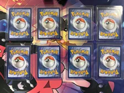 Prismatic Evolutions NM Trainer Pokeball Holo Cards W/ ETB Promo Card Lot Of 8 - Image 5