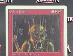 MTG Goblin King- DAMAGED -Unlimited Edition Magic the Gathering Card # 155 - Image 3