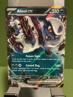 Absol EX 135/197 Holo Ultra Rare NM/M Obsidian Flames Pokemon Card - Image 1