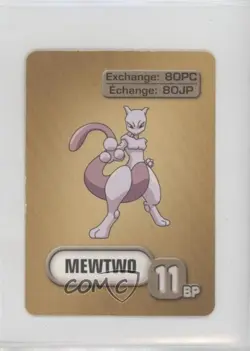 Rare Pokemon - Mewtwo French Master Trainer Board Game Cards 2005 - Image 1