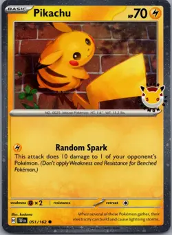 Pikachu (Pokemon Day 2026) 051/162 Holo Miscellaneous Cards & Products NM - Image 1