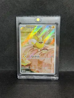 Pokemon TCG Yamper Holo 70 HP 099/094 Basic Lightning English Card - Image 1