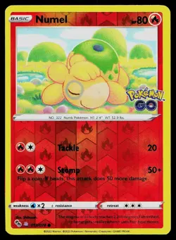 Pokemon Card Pokemon GO Numel 013/078 Reverse Holo Common Peelable Ditto - Image 1