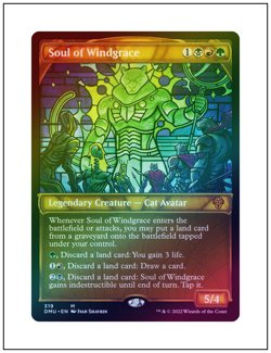 1x Soul of Windgrace, Foil, Showcase Art, Magic MTG NM - Image 1