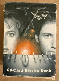 1996 The X-Files CCG Lot of 5 Booster Packs (75) + 86 cards Starter Deck LP NM/M - Image 3