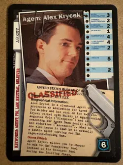 1996 The X-Files CCG Lot of 5 Booster Packs (75) + 86 cards Starter Deck LP NM/M - Image 4