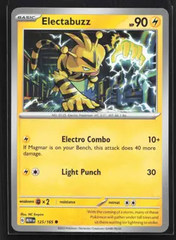 Electabuzz - (Cosmos Holo) Promo Miscellaneous Cards & Products 125/165 NM - Image 1