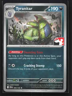 Tyranitar Rare Prize Pack Series Cards 095/159 NM - Image 1