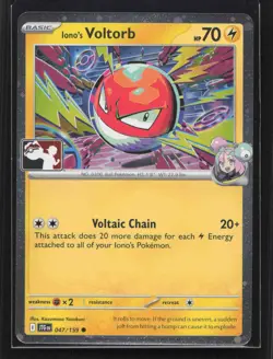 Iono's Voltorb Common Prize Pack Series Cards 047/159 NM - Image 1