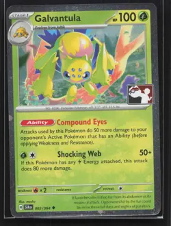 Galvantula Uncommon Prize Pack Series Cards 002/064 NM - Image 1