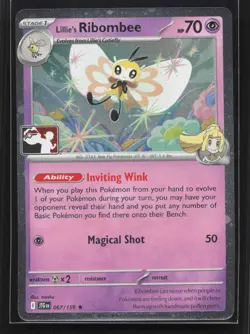 Lillie's Ribombee - Rare Prize Pack Series Cards 067/159 NM - Image 1