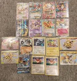 2015-2017 Pokemon Card Lot 🔥 MEGA EX, Full Art, XY Promos 🔥 LP/MP 18 Cards - Image 1