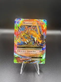 Pokemon M Charizard EX Ultra Rare Full Art Holo Card Evolutions 13/108 220 HP - Image 1