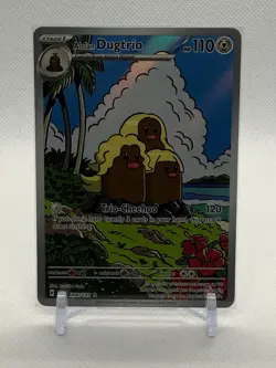 Alolan Dugtrio 208/191 - SV08: Surging Sparks (SSP) Illustration Rare Holo Card - Image 1