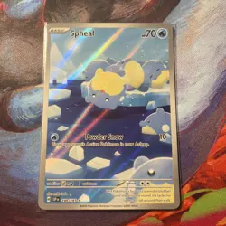 Pokemon TCG Spheal Card 199/191 Surging Sparks Illustration, Near Mint Condition - Image 1