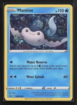 Mantine - Promo SWSH: Sword & Shield Promo Cards SWSH026 NM - Image 1
