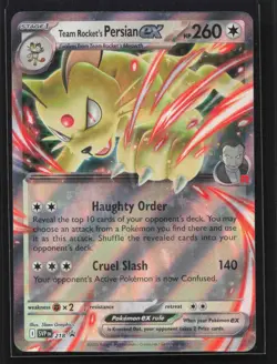 Team Rocket's Persian ex - Promo SV: Scarlet & Violet Promo Cards 218 NM - Image 1