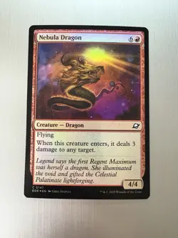 Nebula Dragon - 147 - MTG: Edge of Eternities - Common - FOIL - Image 1