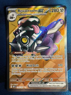 Revavroom EX 216/197 Holo Ultra Rare Obsidian Flames Pokemon TCG Card Fresh NM/M - Image 1