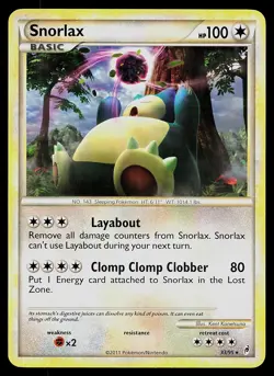 Pokemon Call of Legends 33/95 Snorlax Pokemon Card - Image 1