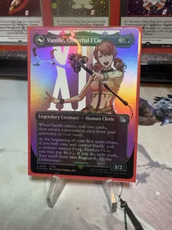 Vanille, Cheerful l'Cie (Borderless) #392 (Foil) NM Final Fantasy FIN Magic MTG - Image 1