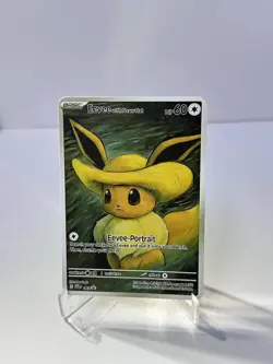 Eevee with StrawHat HP60 Metal Card-Collectible Gift Display. - Image 1