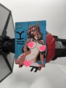 MTG, Forest, Mare Dutton Ranch, Waifu, Alter, Hand Painted by BAZAYO, 18+ - Image 2