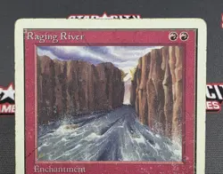 MTG Raging River- DAMAGED -Unlimited Edition Magic the Gathering Card # 169 - Image 3