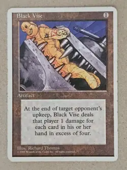 Black Vise - 4th Edition - Moderately Played | MTG - Image 1