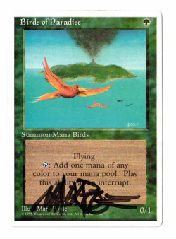 Birds of Paradise ALTERNATE 4th Edition signed by artist Mark Poole! - Image 1