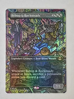 Bebop & Rocksteady (Borderless) Teenage Mutant Ninja Turtles Foil - Image 1