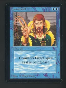 1993 MTG Magic The Gathering Beta Counterspell - Image 1