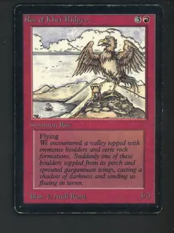 1993 MTG Magic The Gathering Beta Roc of Kher Rodges - Image 1
