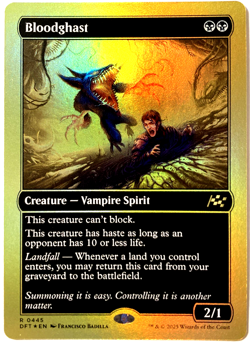MTG Bloodghast (First-Place Foil) Aetherdrift 445 NM - Image 1