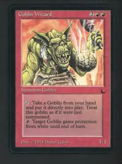 1994 MTG Magic The Gathering The Dark Gobblin Wizard - Image 1