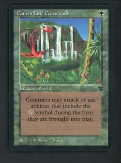 1994 MTG Magic The Gathering Legends Concordant Crossroads - Image 1