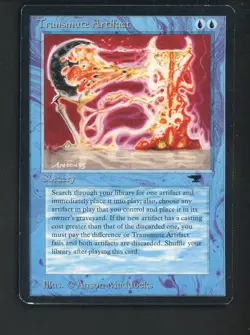 1994 MTG Magic The Gathering Antiquities Transmute Artifact - Image 1