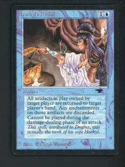 1994 MTG Magic The Gathering Antiquities Hurky's Recall - Image 1