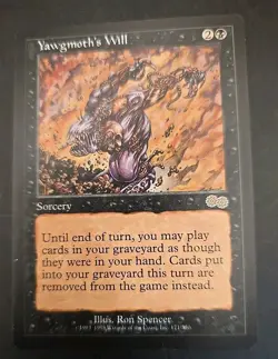 Yawgmoth's Will Urza's Saga MTG Regular Near Mint - Image 1