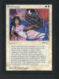1994 MTG Magic The Gathering Arabian Nights Shahrazad - Image 1