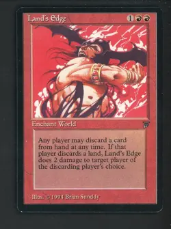 1994 MTG Magic The Gathering Legends Land's Edge - Image 1