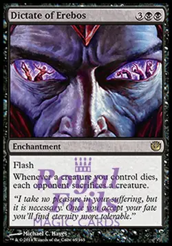 Dictate of Erebos 1x FOIL JOU MTG Journey Into Nyx Rare MINT black - Image 1