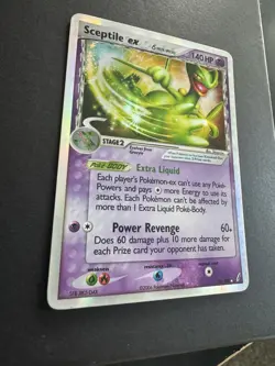 Pokemon TCG Sceptile ex 96/100 EX Delta Species Ultra Rare Holo LP - Image 3