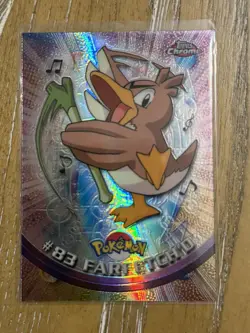 2000 Pokemon Topps Chrome Farfetch’d SPECTRA! - Image 1