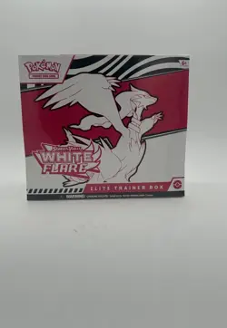 Pokemon TCG White Flare ETB Elite Trainer Box NEW SEALED - Image 1
