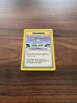 Cerulean City Gym 108/132 Non Holo Uncommon Gym Heroes Pokemon Card NM - Image 2