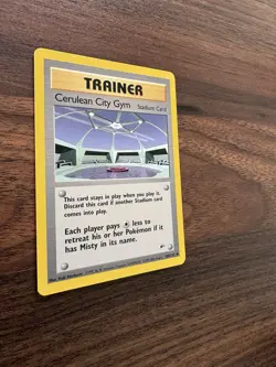 Cerulean City Gym 108/132 Non Holo Uncommon Gym Heroes Pokemon Card NM - Image 3